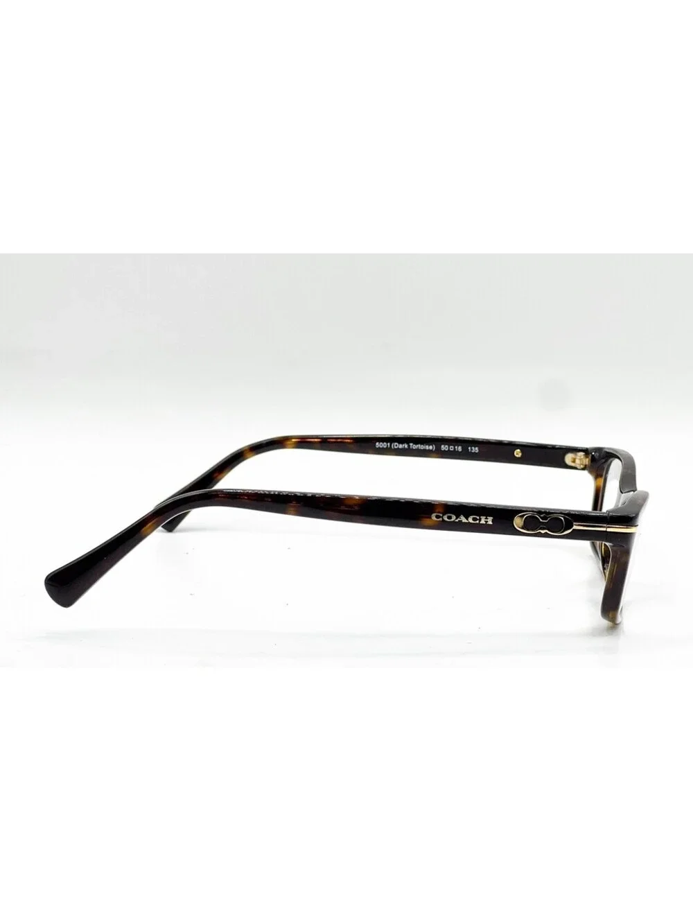 Coach HC 6054 5001 Dark Tortoise Full Rim Authentic Eyeglass Frames 50-16-135